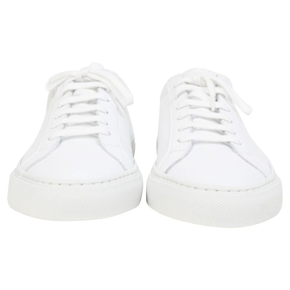 Common Projects Achilles Low-Top Sneakers in White Leather - Picture 2 of 8